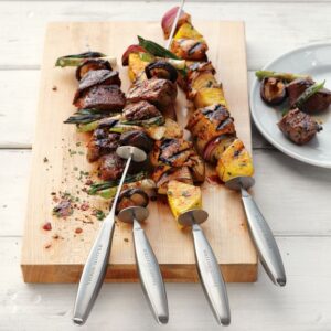 Stainless steel sliding skewers