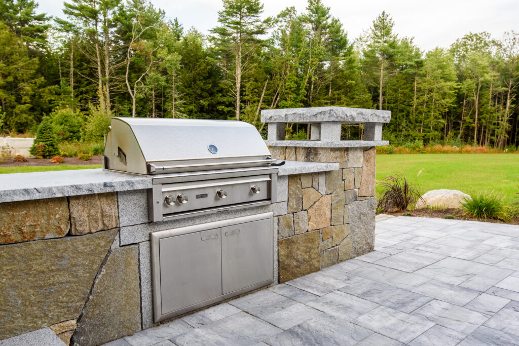 Grill with Stone