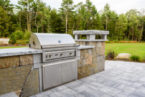 Grill with Stone